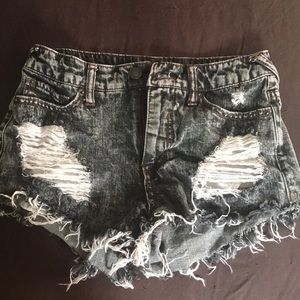 Mossimo Denim High Waisted Shorts